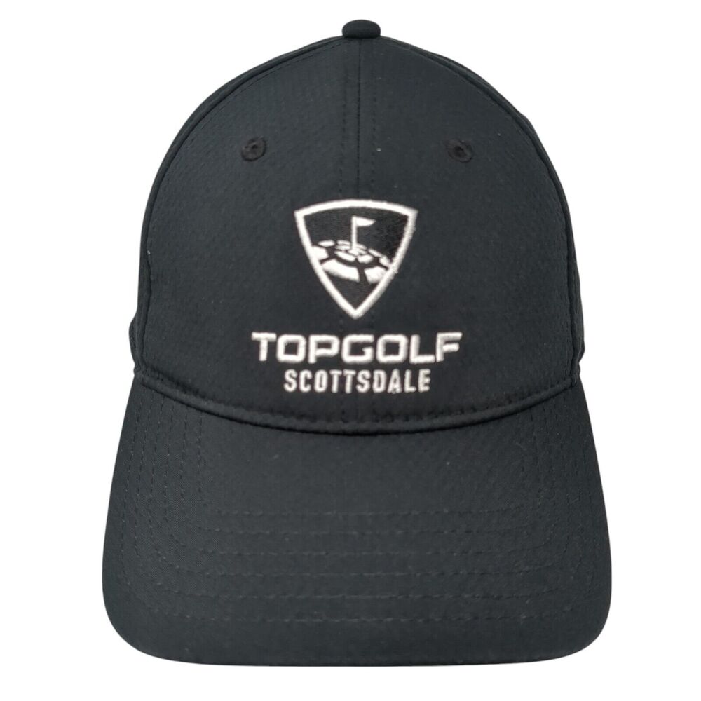 Topgolf Scottsdale Strapback Hat Black One Size Adjustable Under Armour